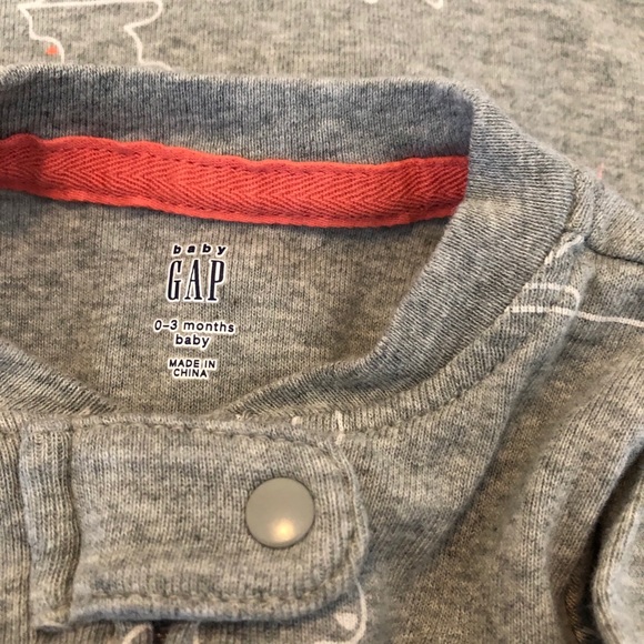 NWOT! Baby Gap Easter Bunny Footed Sleeper Carrot 0-3M - Picture 5 of 5